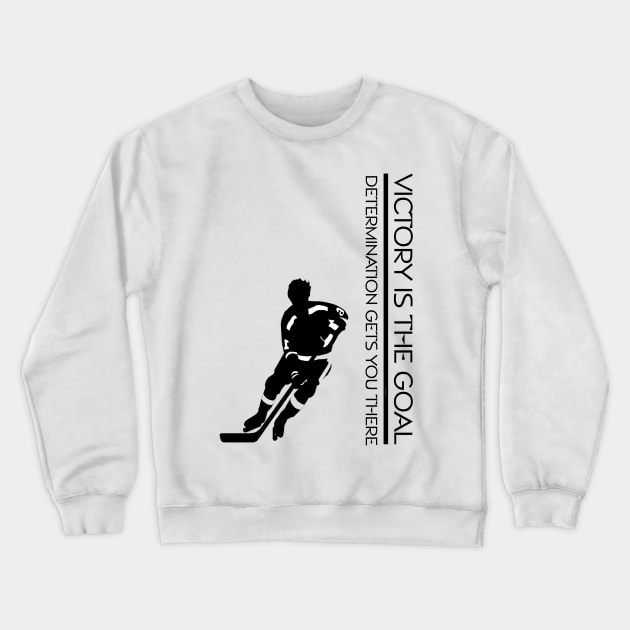 Victory Goal Hockey Crewneck Sweatshirt by teepossible